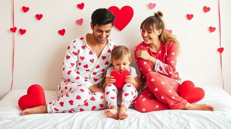The Best Pyjamas for Valentine's Day: Cozy Romance for the Whole Family