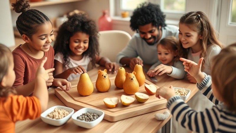 Brown Pear Bear: A Delightfully Cute and Healthy Snack for Kids